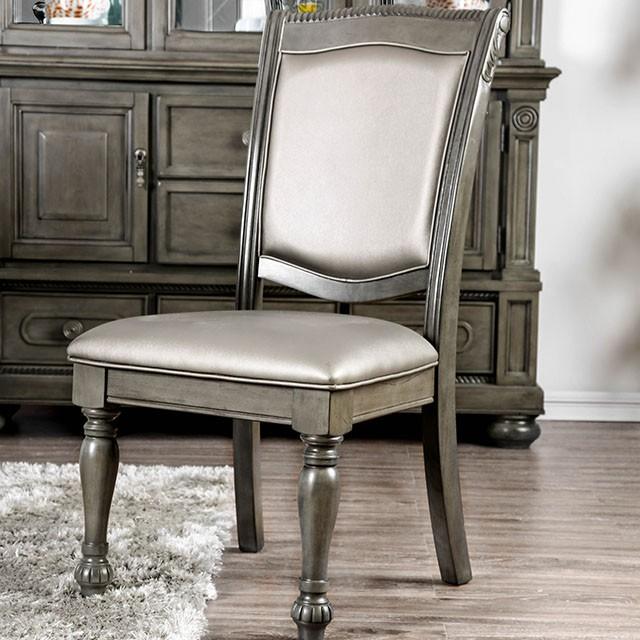 Alpena | Side Chair (2/Ctn) | Gray, Silver
