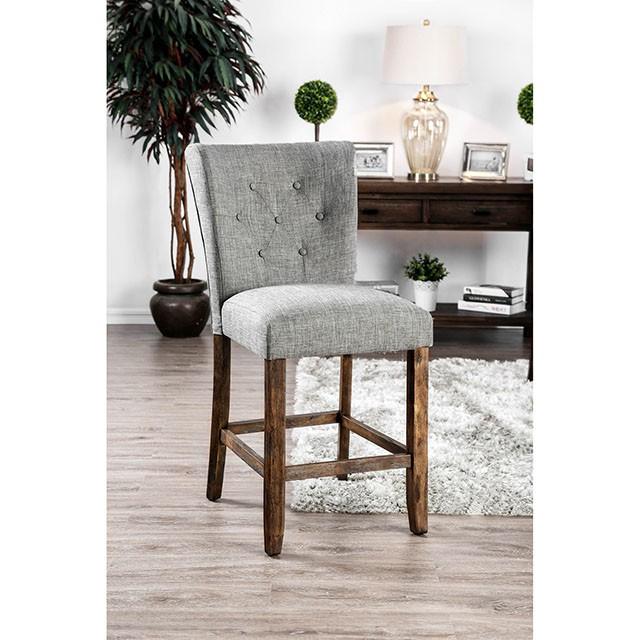 Schoten | Counter Ht. Chair (2/Ctn) | Gray, Antique Dark Oak