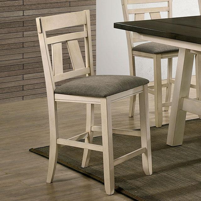 Jamestown | Counter Ht. Chair | Ivory/Gray