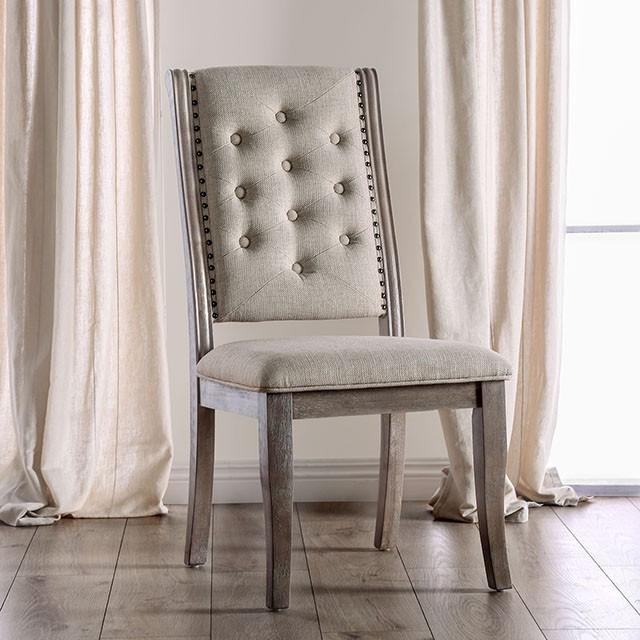 Patience | Side Chair (2/Ctn) | Rustic Natural Tone, Beige