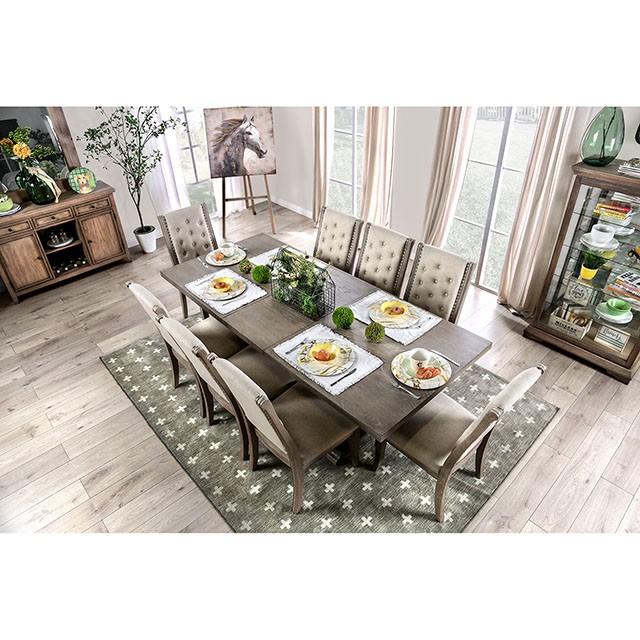 Patience | Dining Table | Rustic Natural Tone, Beige