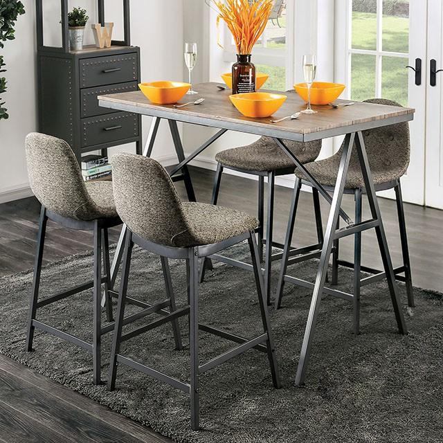 Brant | Counter Ht. Table | Dark Gray, Gray