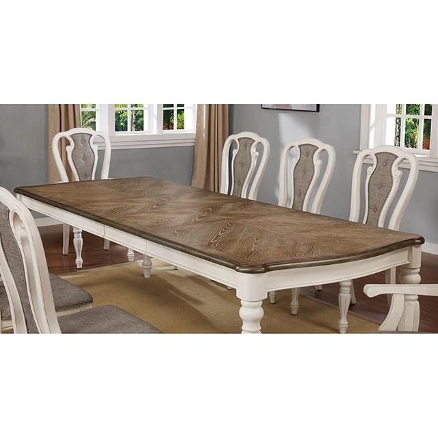 Leslie | Dining Table | White Wash, Walnut, Ash Brown