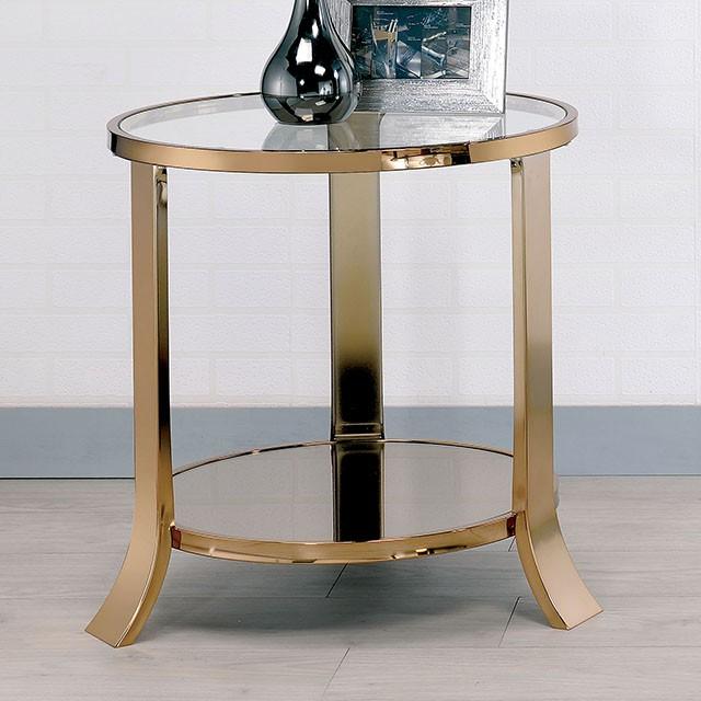 Rikki | End Table | Champagne