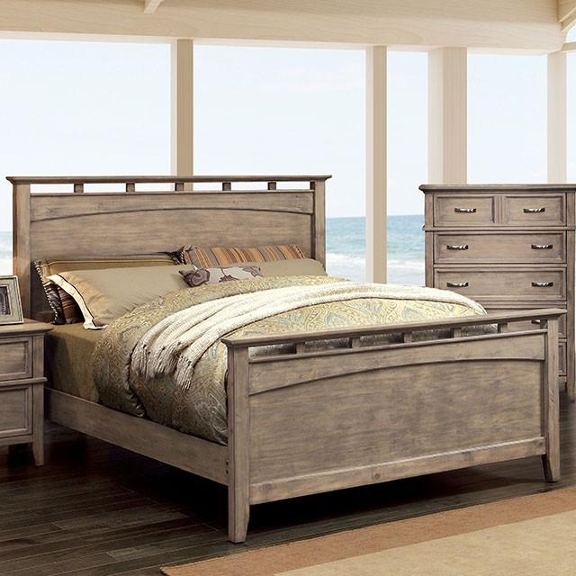 Loxley | Queen Bed | Weathered Oak