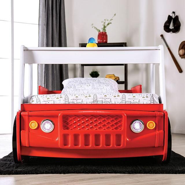 Fierstall | Twin Bed | Red