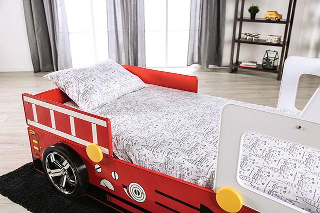 Fierstall | Twin Bed | Red