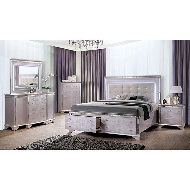 Claudette | Night Stand | Silver Rose