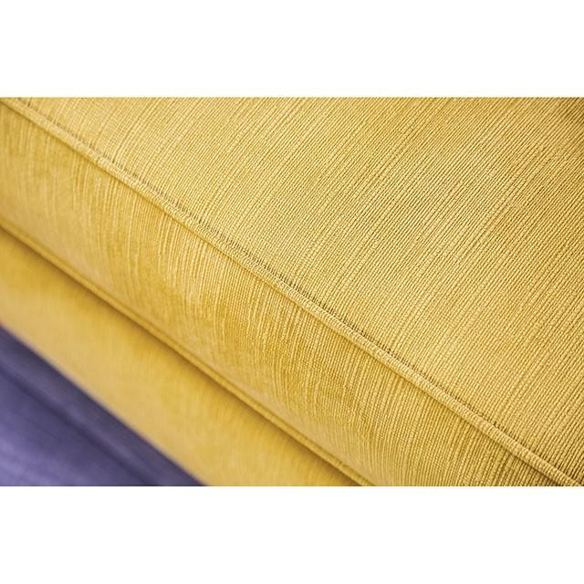 Tegan | Sofa | Royal Yellow, Light Tan