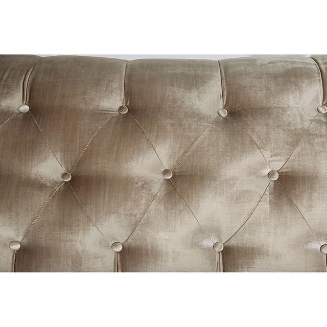 Elicia | Love Seat | Champagne, Turquoise